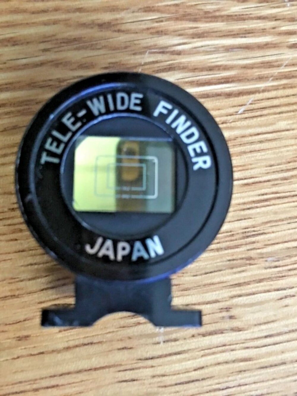 Tele-Wide Finder Cold Shoe Mounted For 35mm Vintage Film Camera